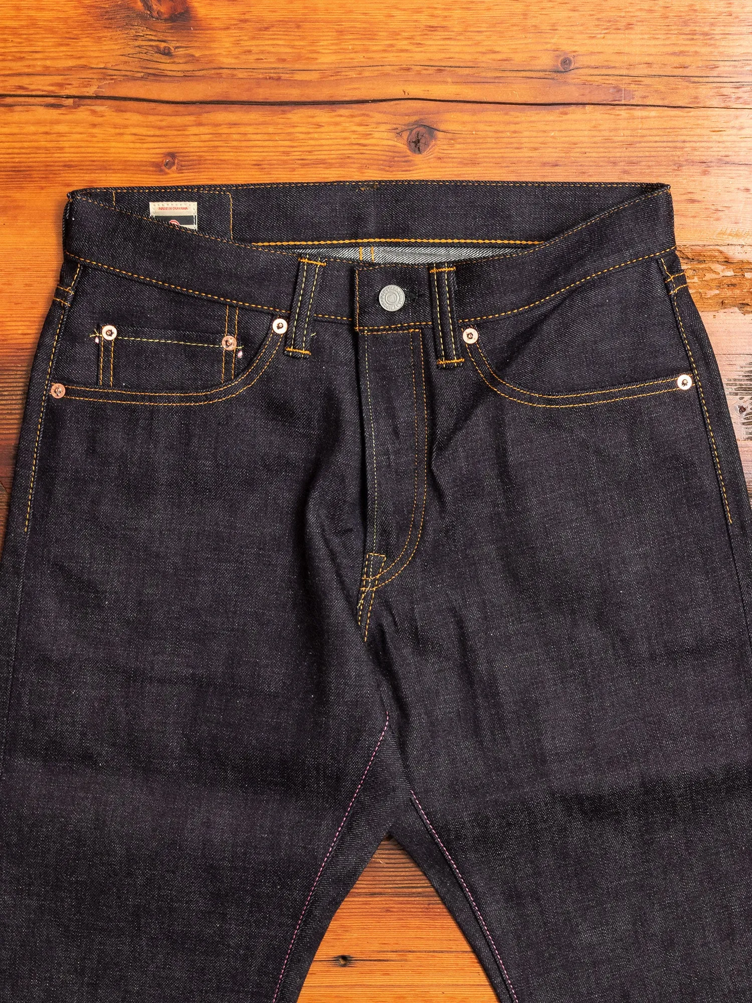 0605-12SP 12oz Selvedge Denim - Natural Tapered Fit