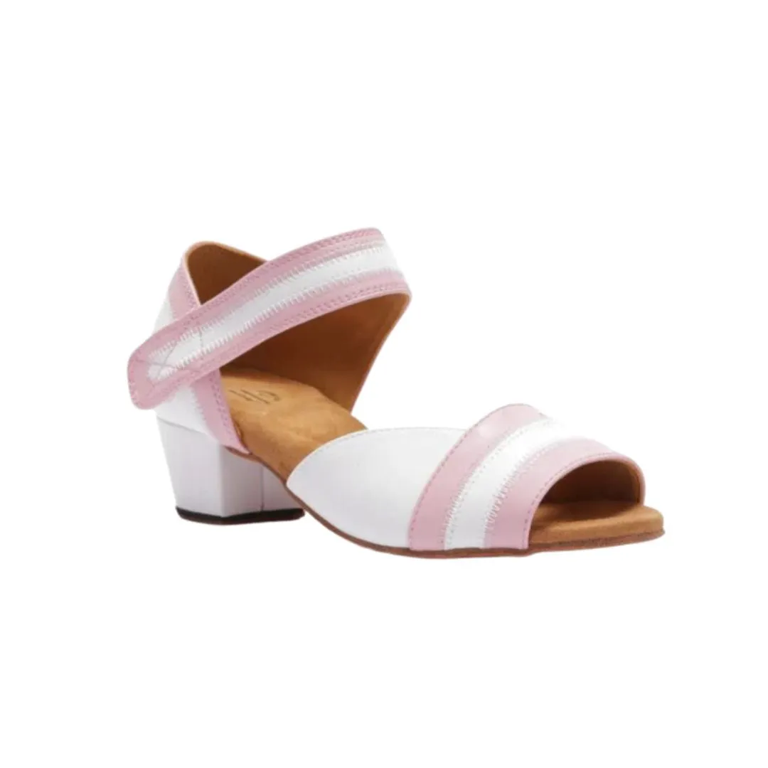 2018PW Peep Toe Cuban Heel Vegan Dance Shoe
