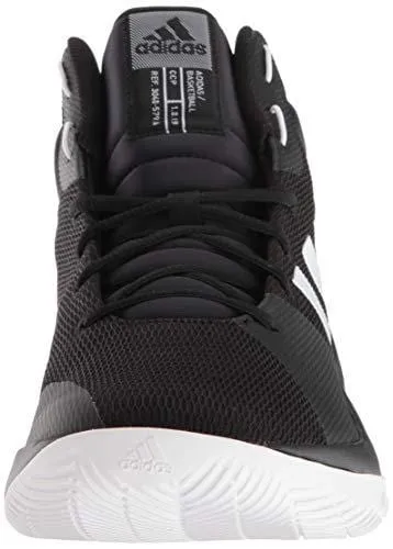 adidas Men's Pro Elevate 2018 Basketball Shoe, White/Black, 10.5 M US