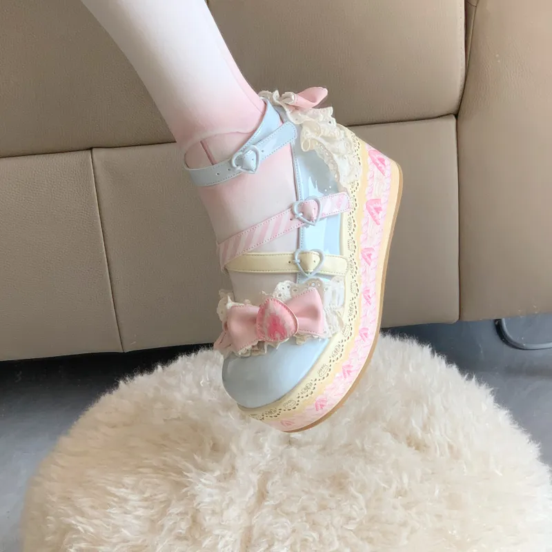 Aimee~Sweet Lolita Shoes High Platform Lolita Shoes