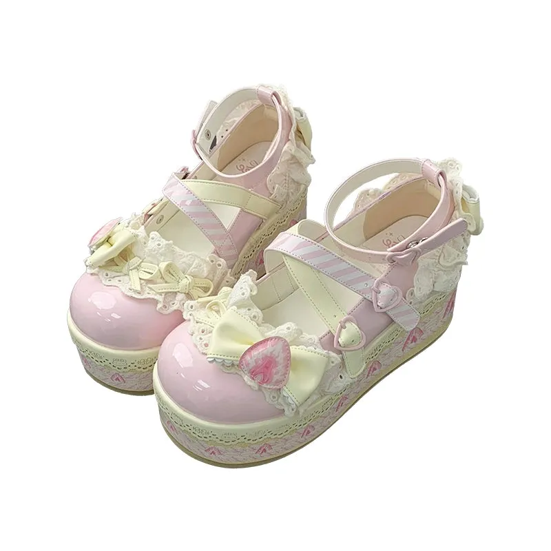 Aimee~Sweet Lolita Shoes High Platform Lolita Shoes