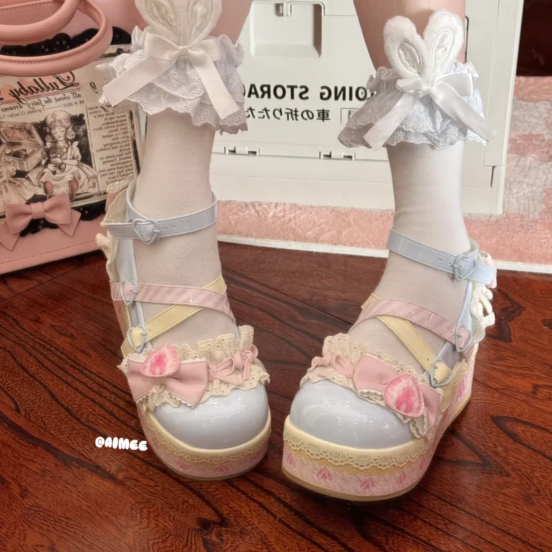 Aimee~Sweet Lolita Shoes High Platform Lolita Shoes