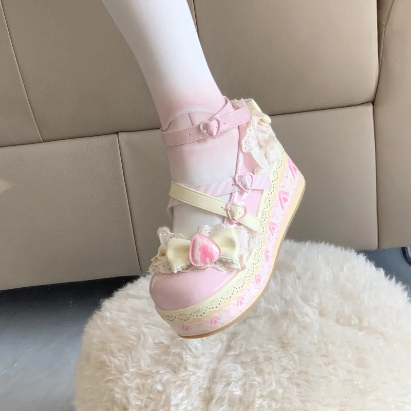Aimee~Sweet Lolita Shoes High Platform Lolita Shoes