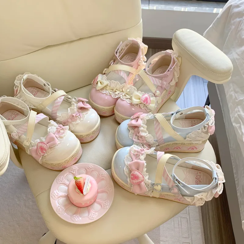 Aimee~Sweet Lolita Shoes High Platform Lolita Shoes