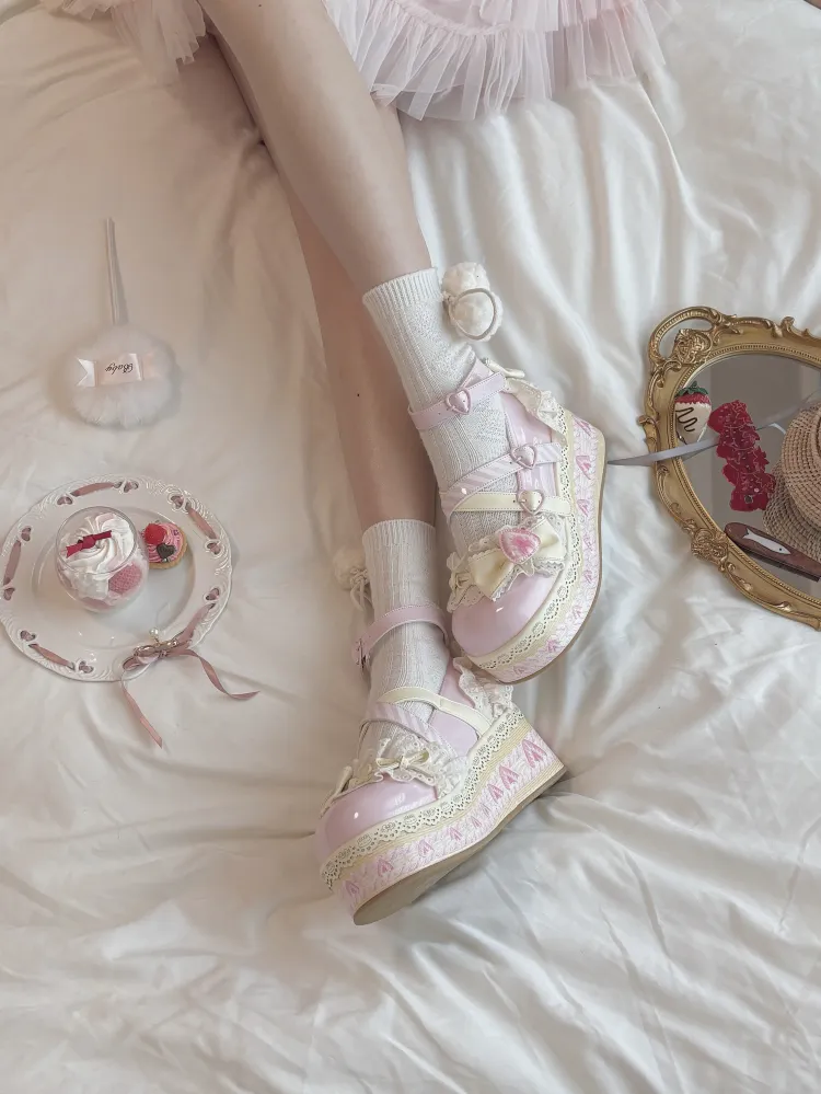 Aimee~Sweet Lolita Shoes High Platform Lolita Shoes