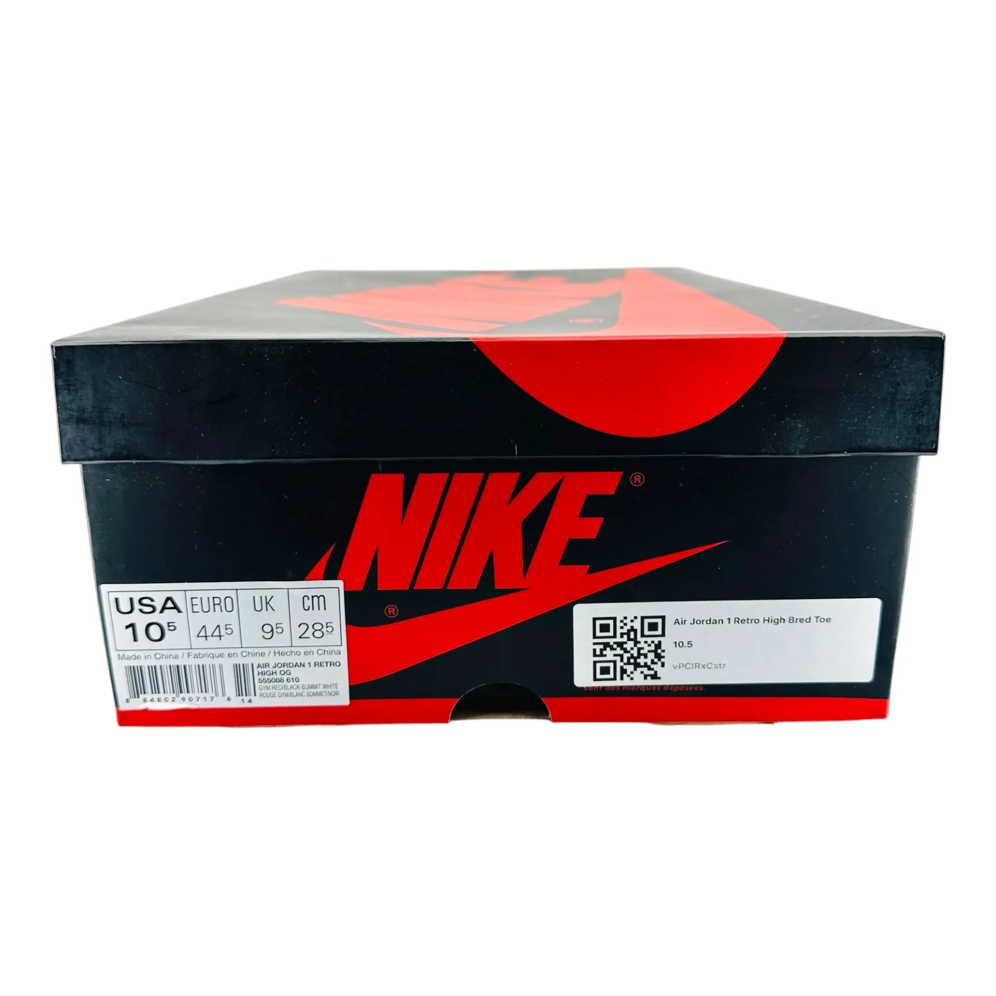 Air Jordan 1 Retro High Bred Toe