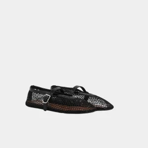 Alaia Ballet Flats In Fishnet