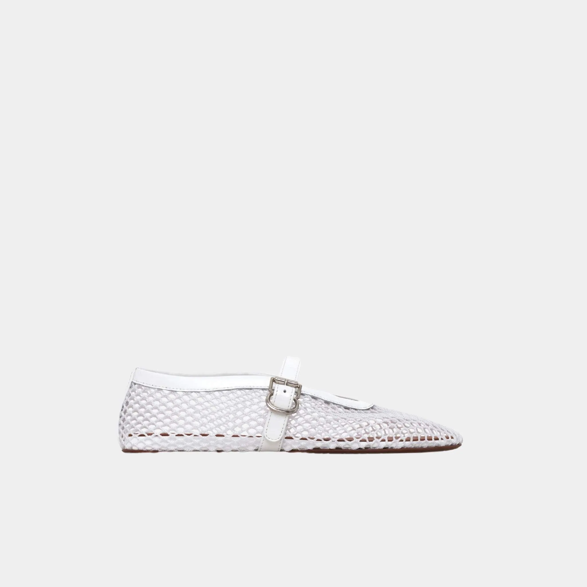 Alaia Ballet Flats In Fishnet