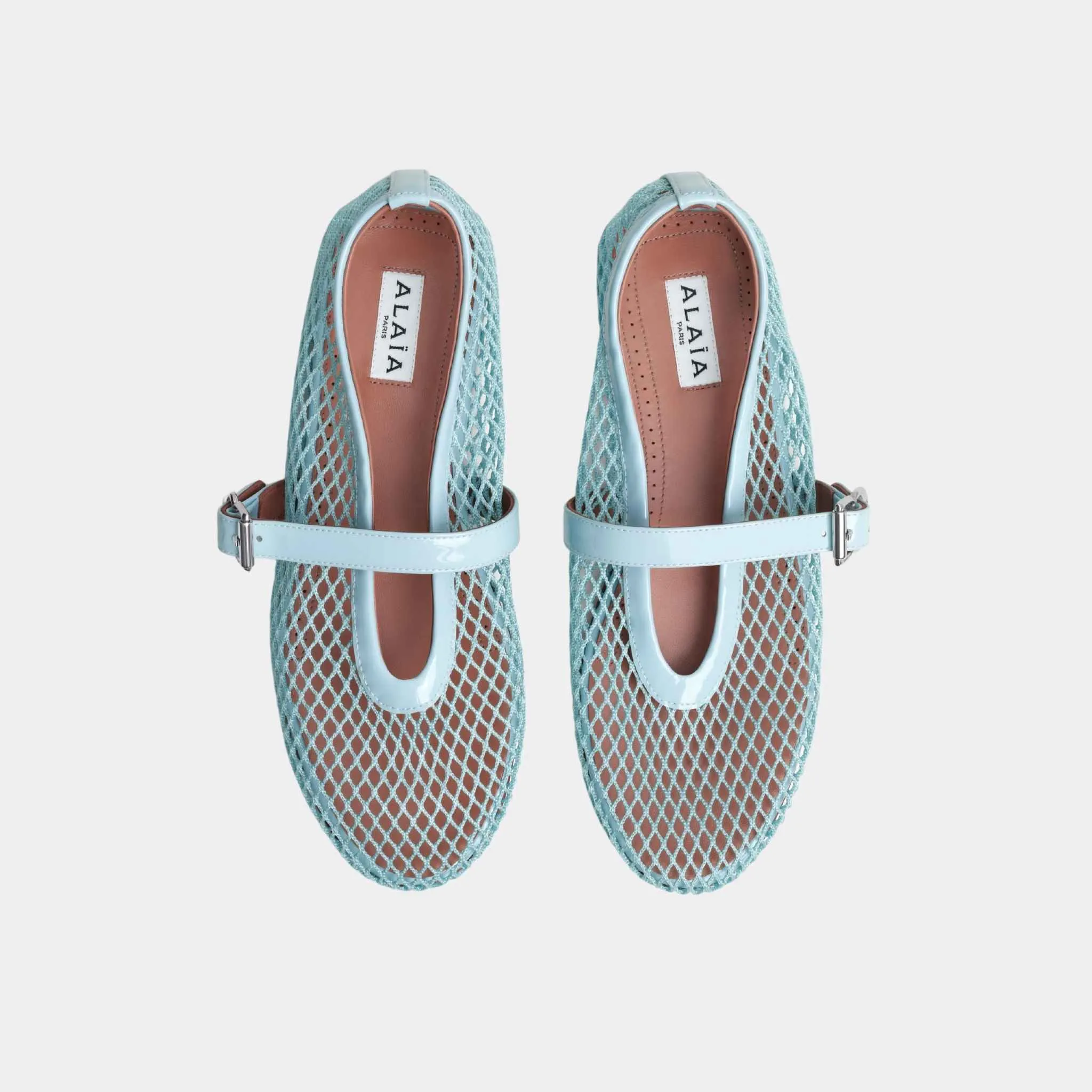 Alaia Ballet Flats In Fishnet