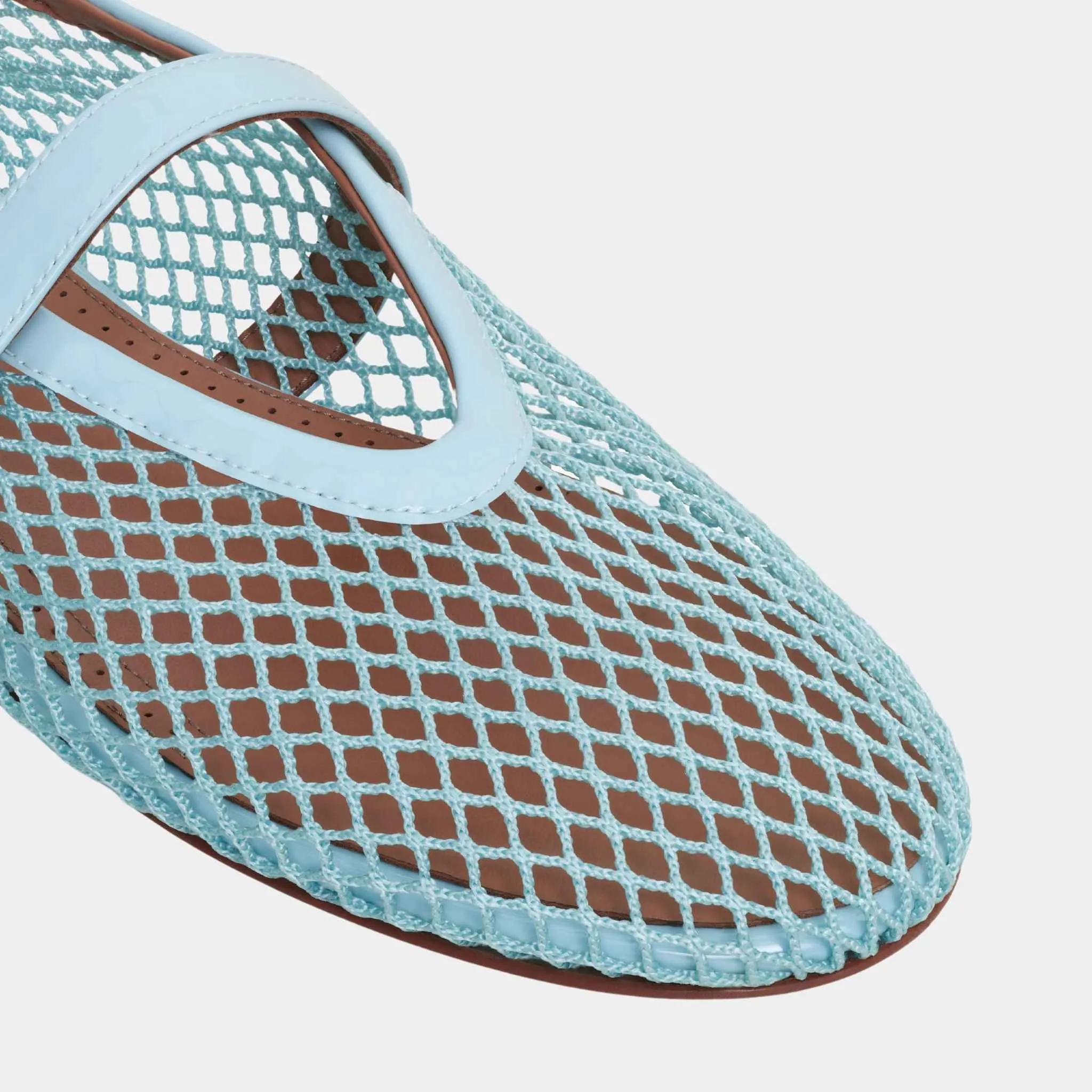 Alaia Ballet Flats In Fishnet