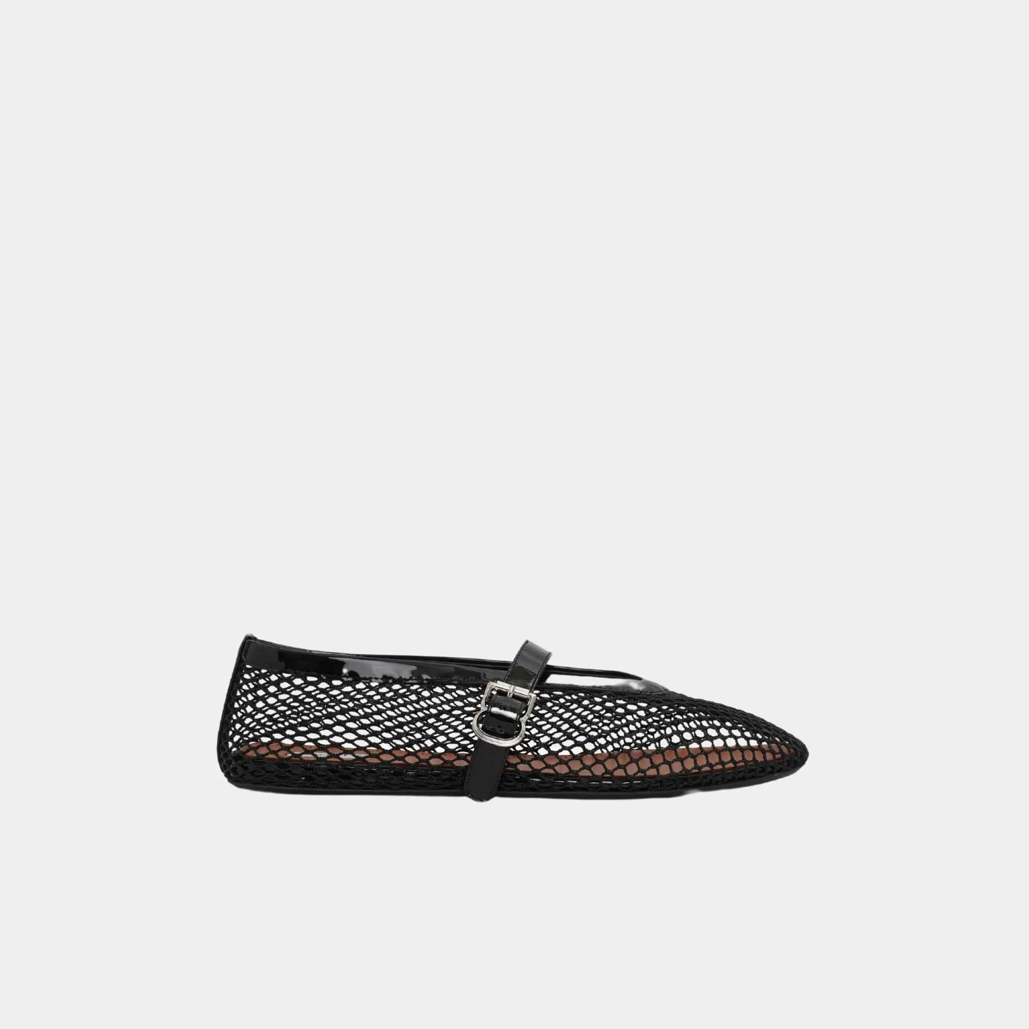 Alaia Ballet Flats In Fishnet