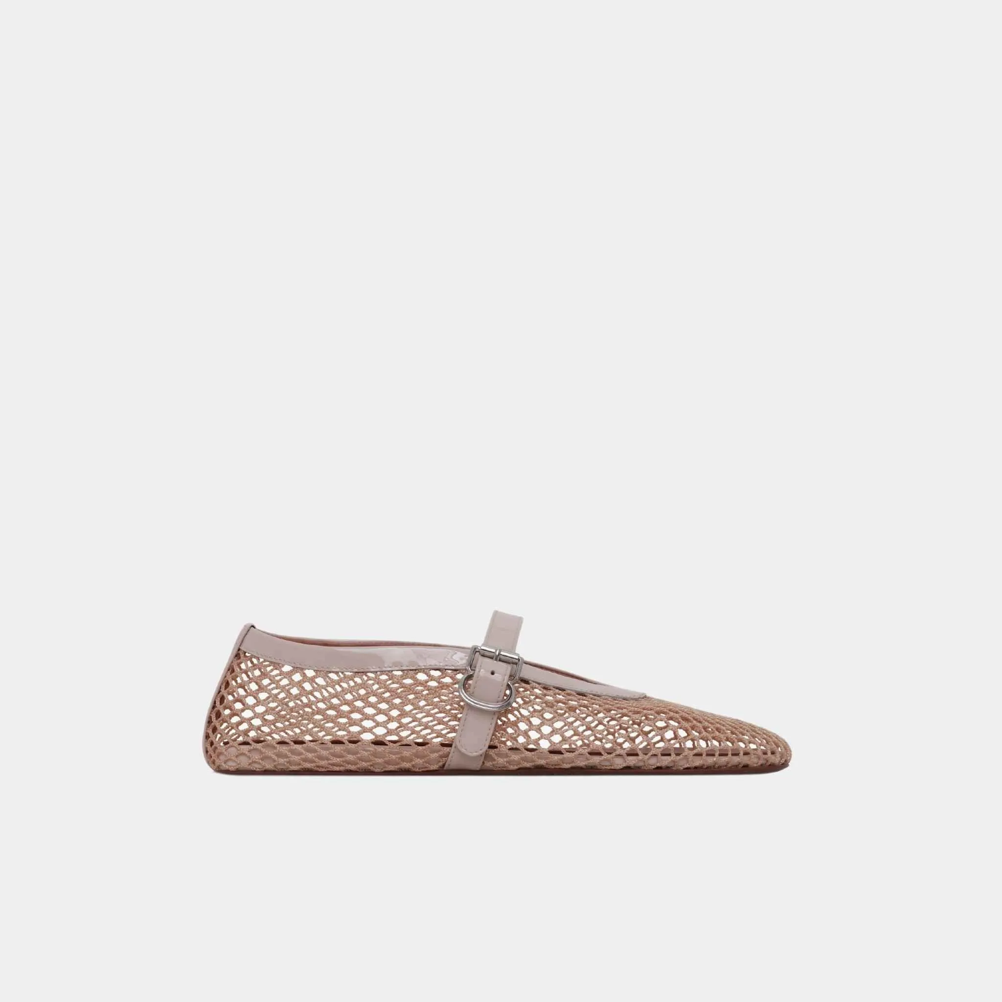 Alaia Ballet Flats In Fishnet