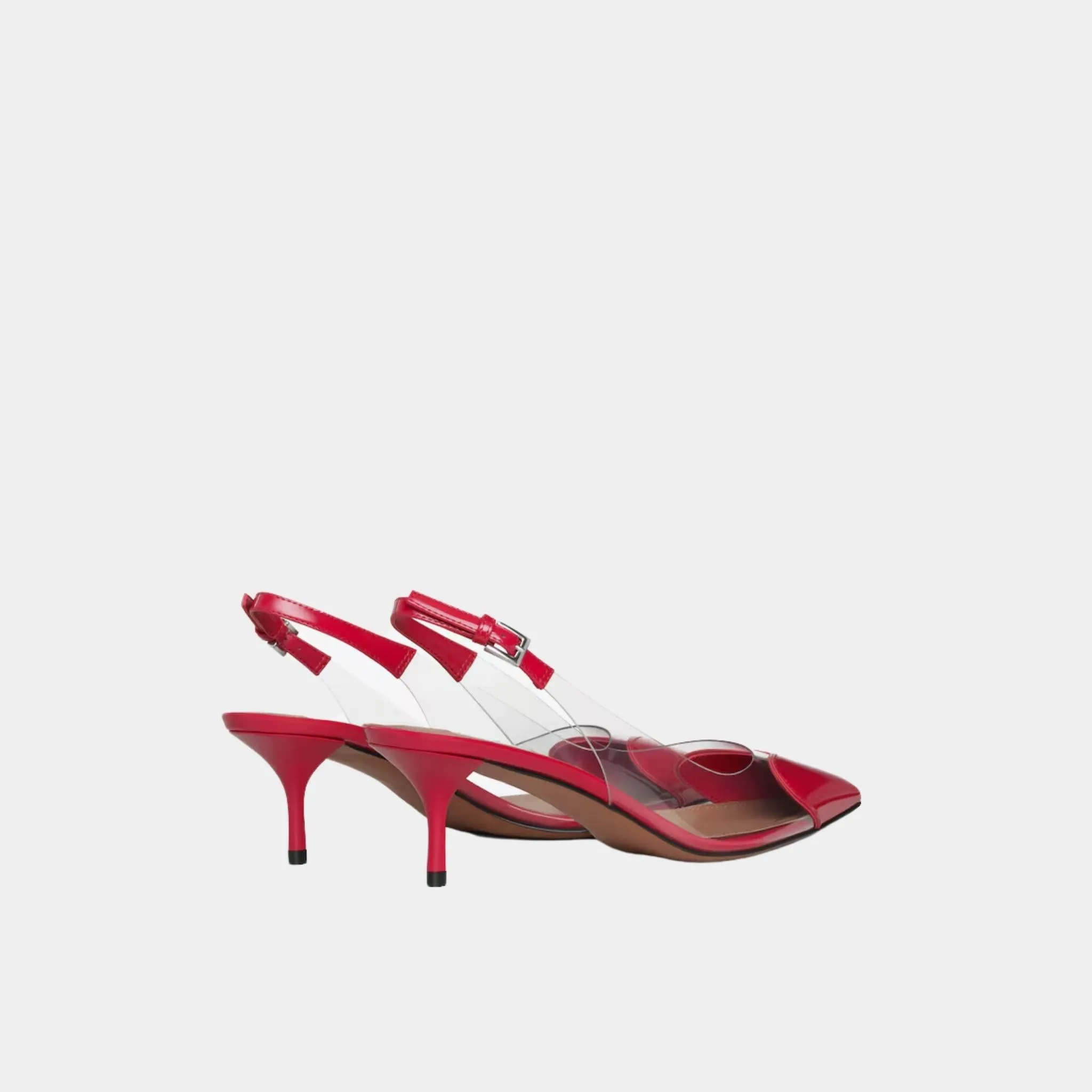 Alaia Le Cœur Slingbacks in Patent Lambskin