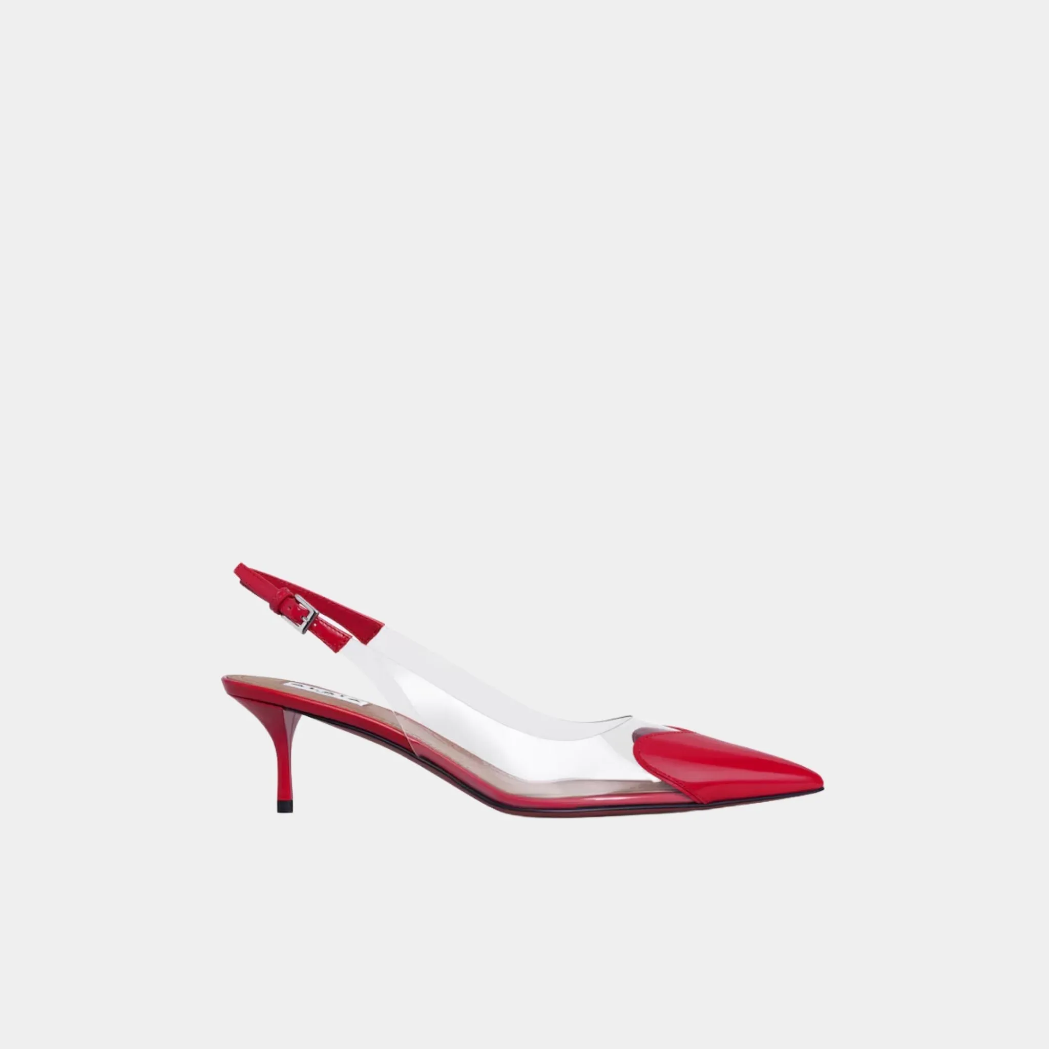 Alaia Le Cœur Slingbacks in Patent Lambskin