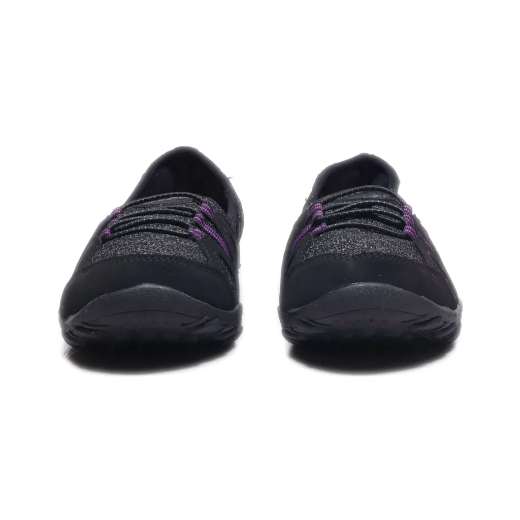 Athletic Bungee Sport Shoes Fabric Black Colour For Women