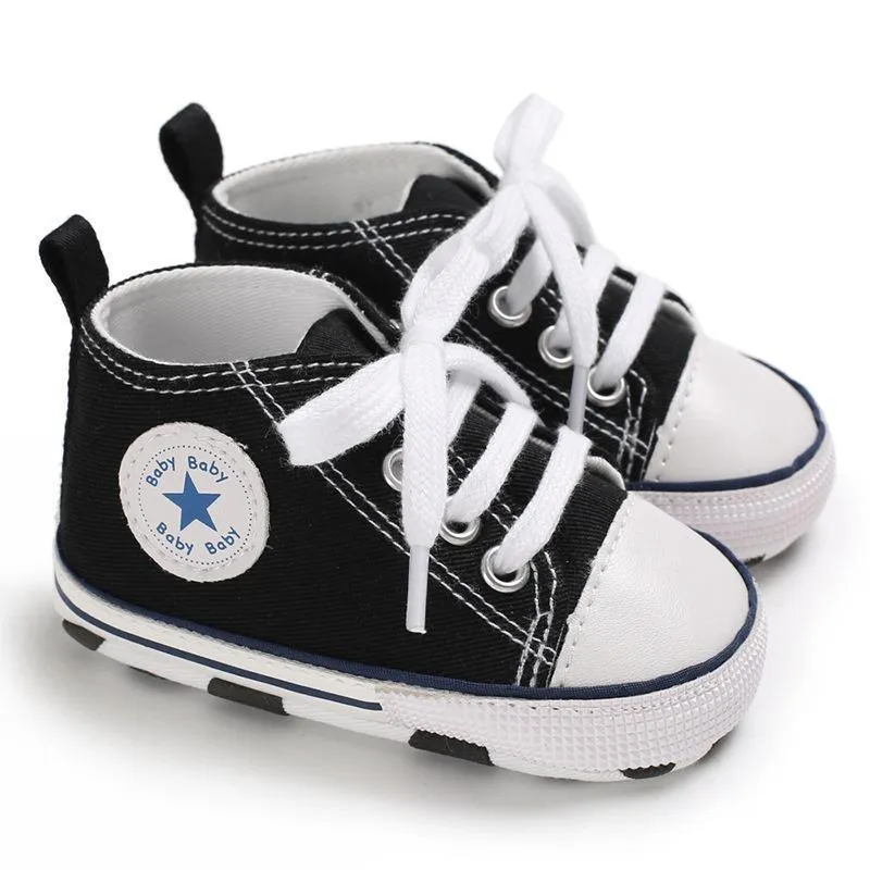 Baby/Toddler 's Orange Dotted Canvas Shoes Children's clothing wholesale