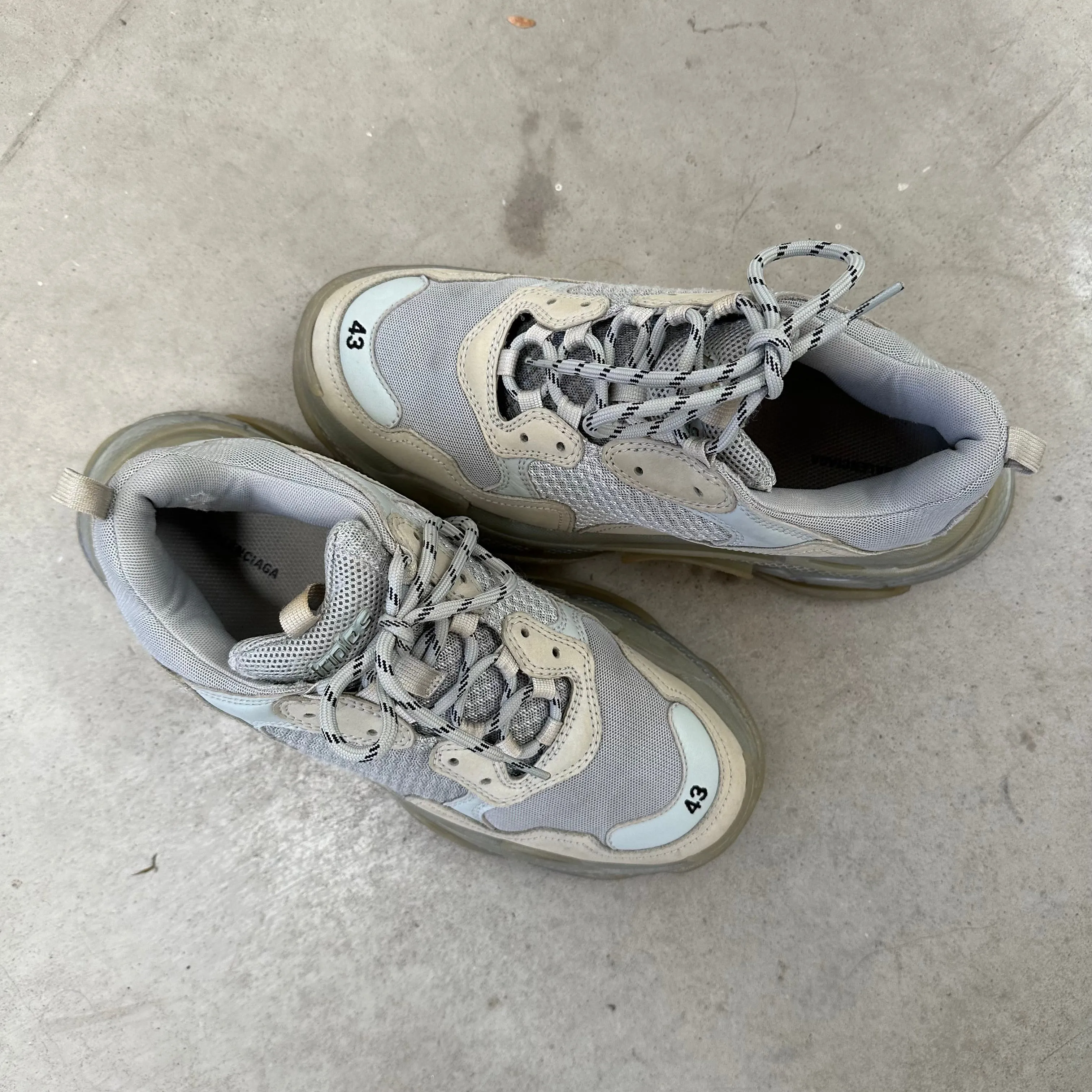 Balenciaga Triple S Transparent (Size 43/ US10)