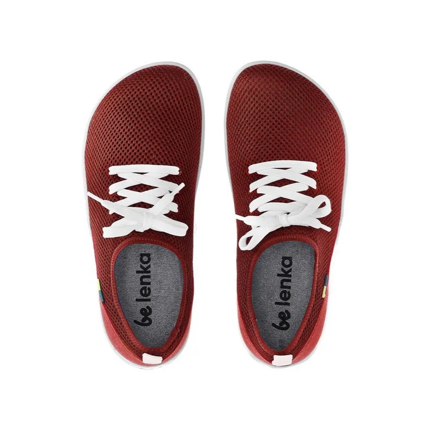 Be Lenka Dash Mesh Sneakers - Wine Red 43 - Like New