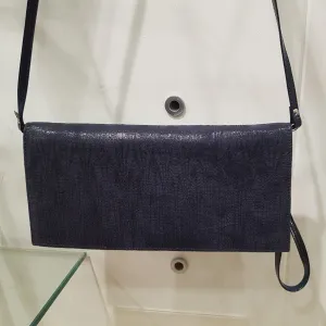 Bioeco NAVY SHIMMER Clutch Shoulder Bag To Match  court Shoe B002-1235