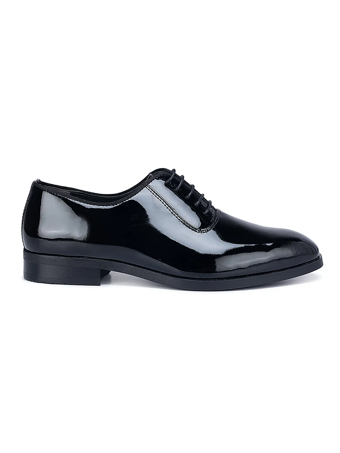 Black Patent Leather Lace Ups