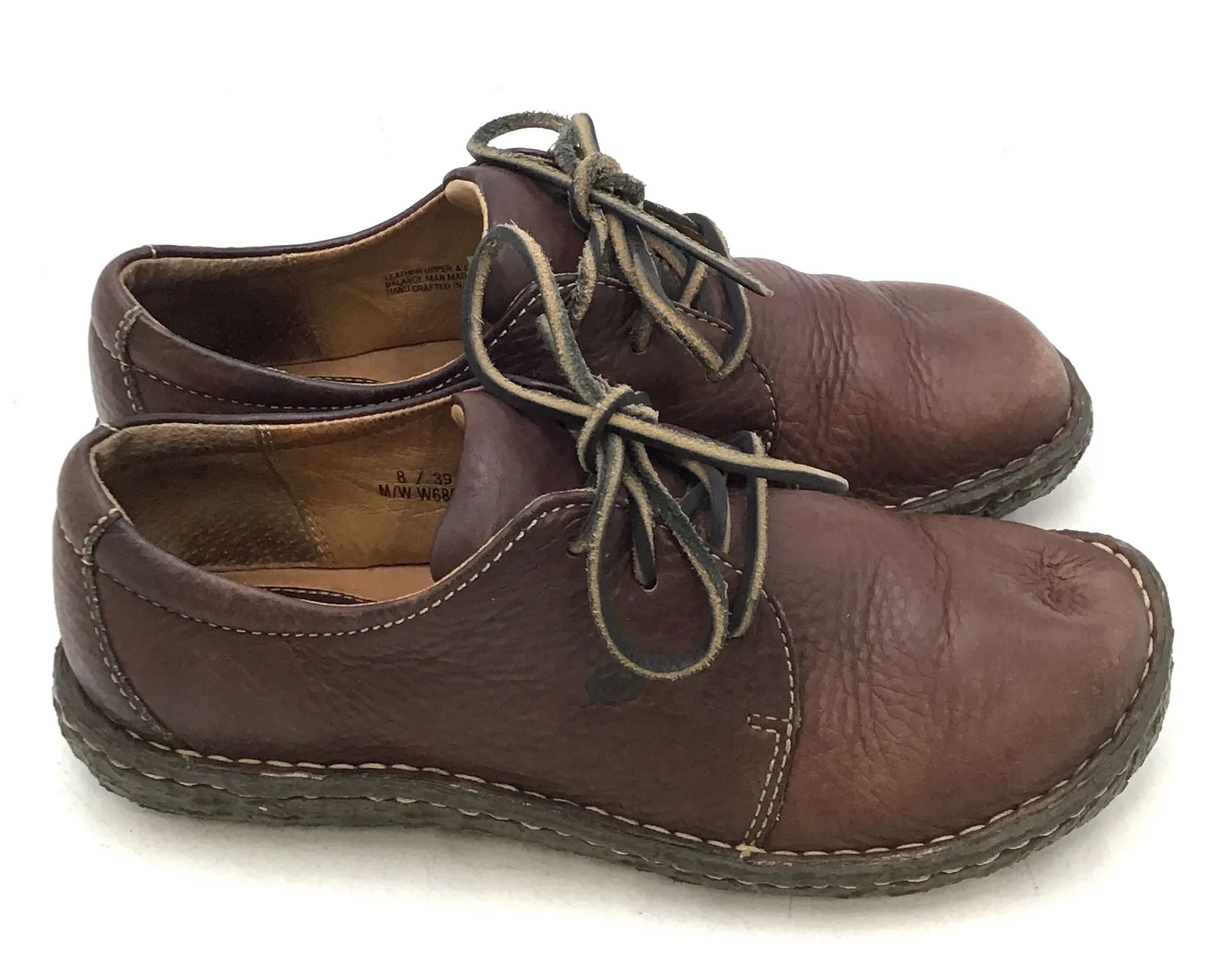 Born Women's Brown Leather Casual Shoes - Size 8