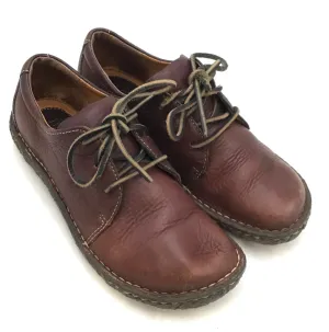 Born Women's Brown Leather Casual Shoes - Size 8