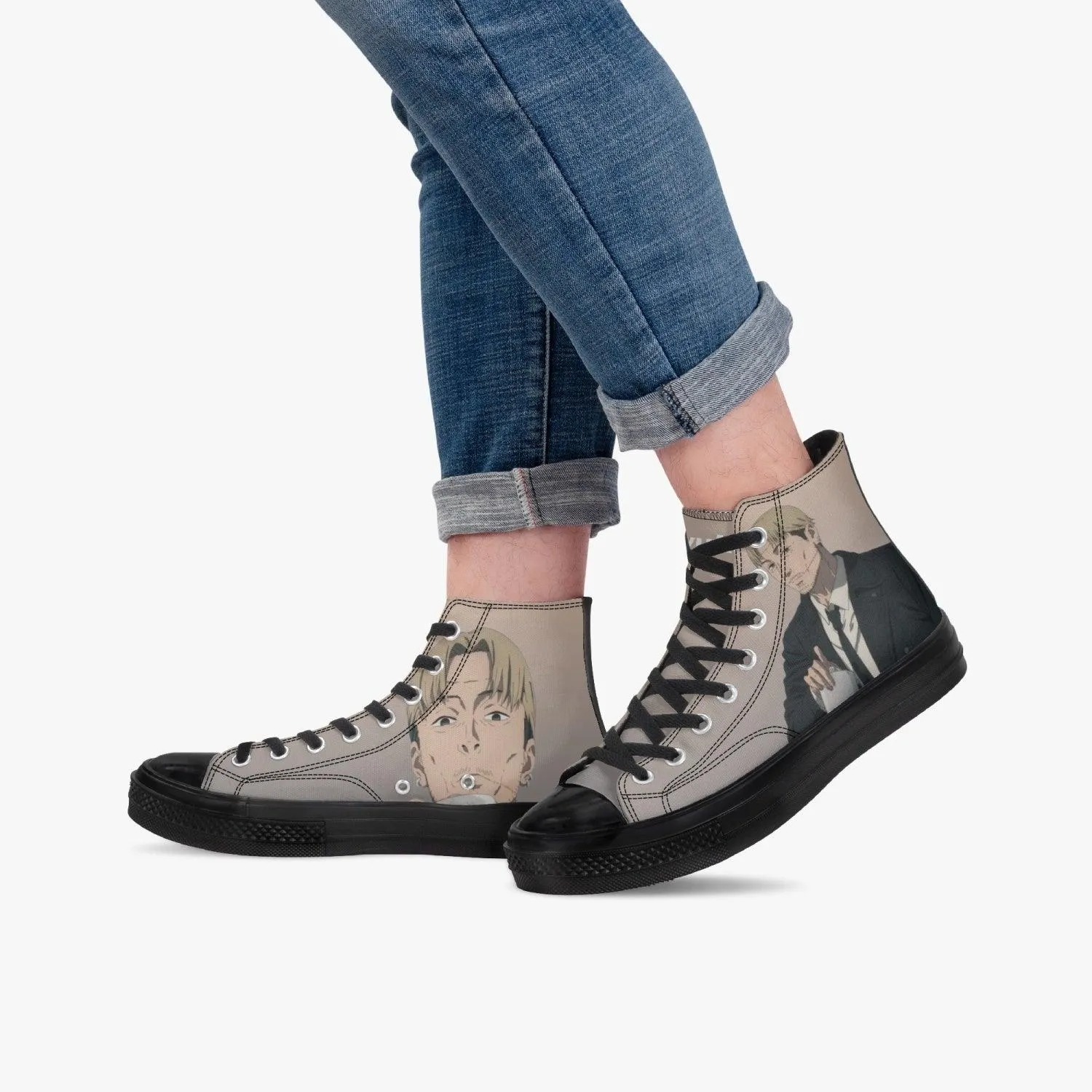 Chainsaw Man Kishibe A-Star High Anime Shoes