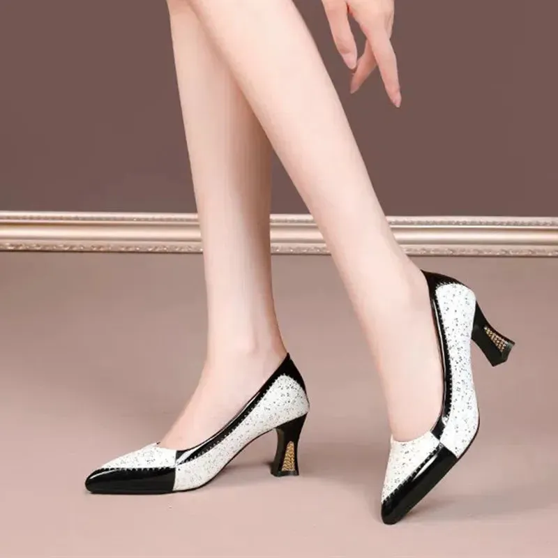 Classic Crystal Shining High Heel Pumps