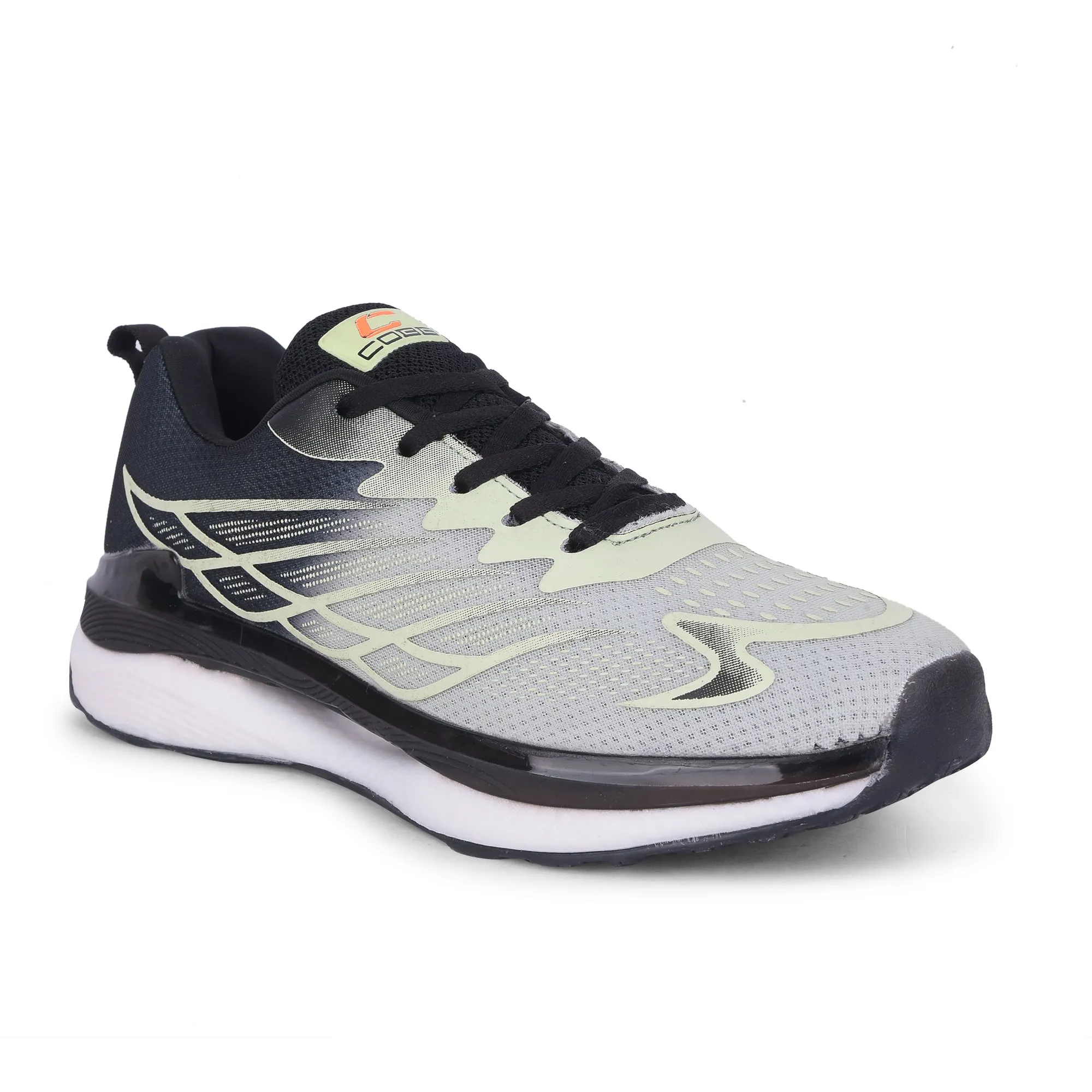 Cobb Tea Green Black Men's Running Shoes