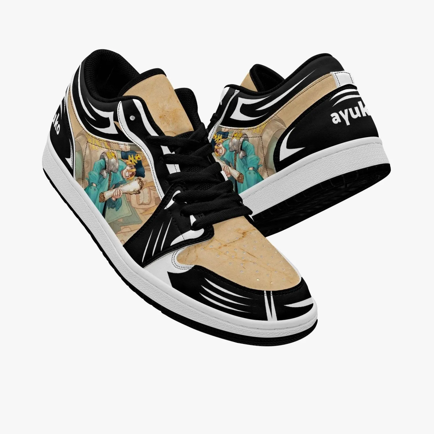 Dr Stone Ryusui Nanami JD1 Low Anime Shoes