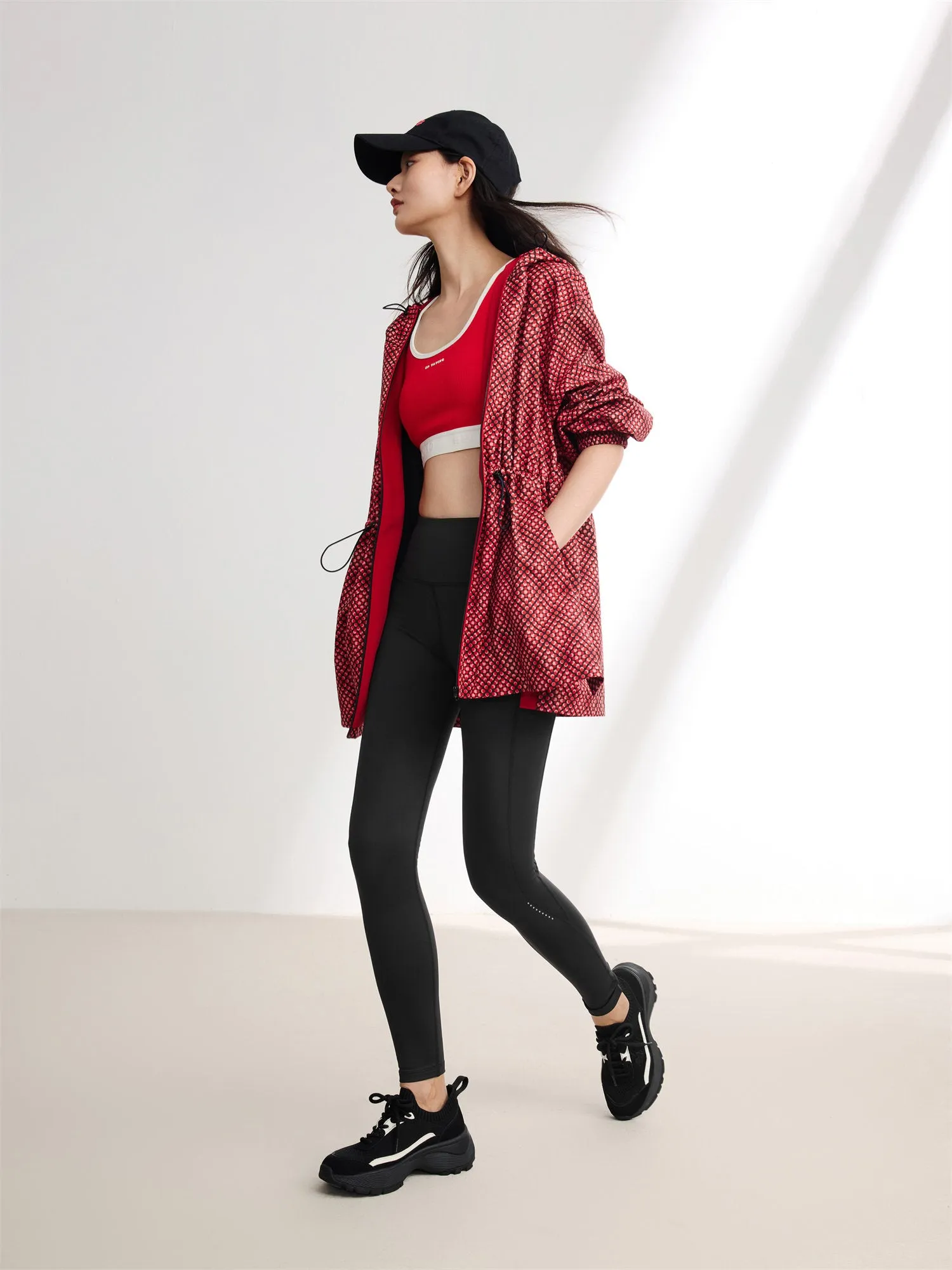 EP YAYING Hooded Printed Sweatshirt