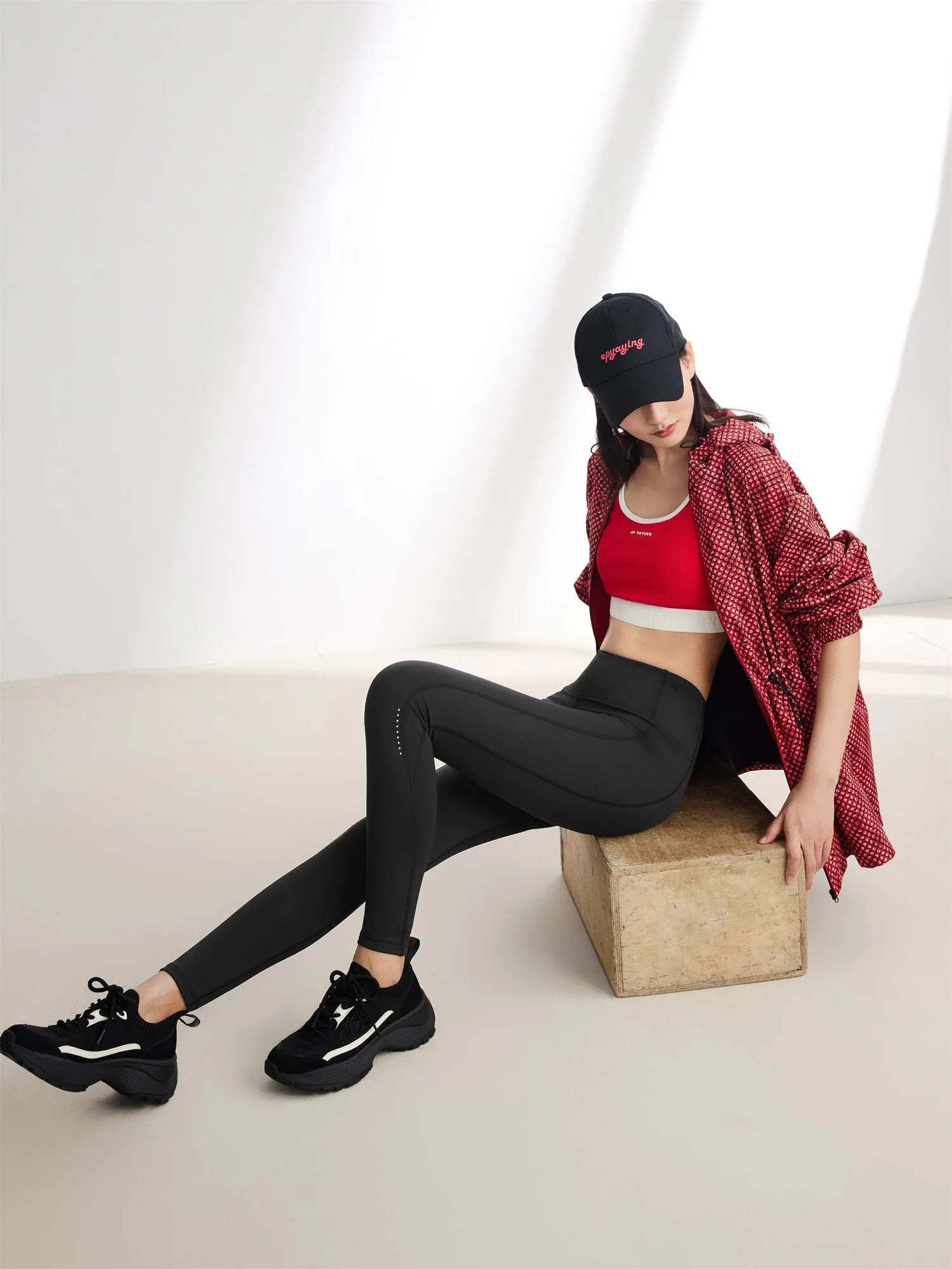 EP YAYING Hooded Printed Sweatshirt