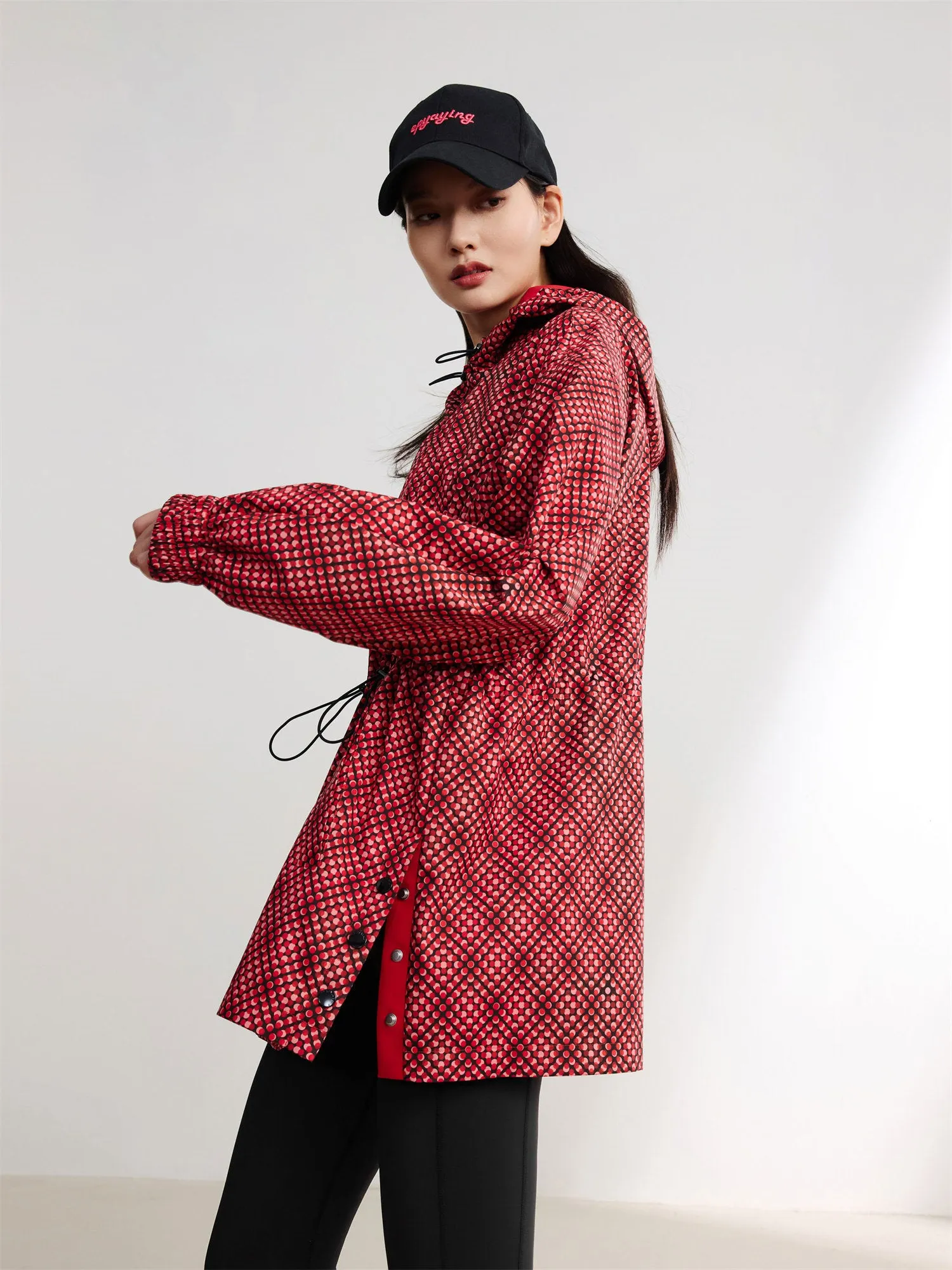 EP YAYING Hooded Printed Sweatshirt