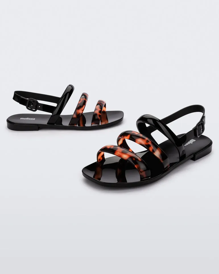 Essential Wave Sandal | Black/Tortoise