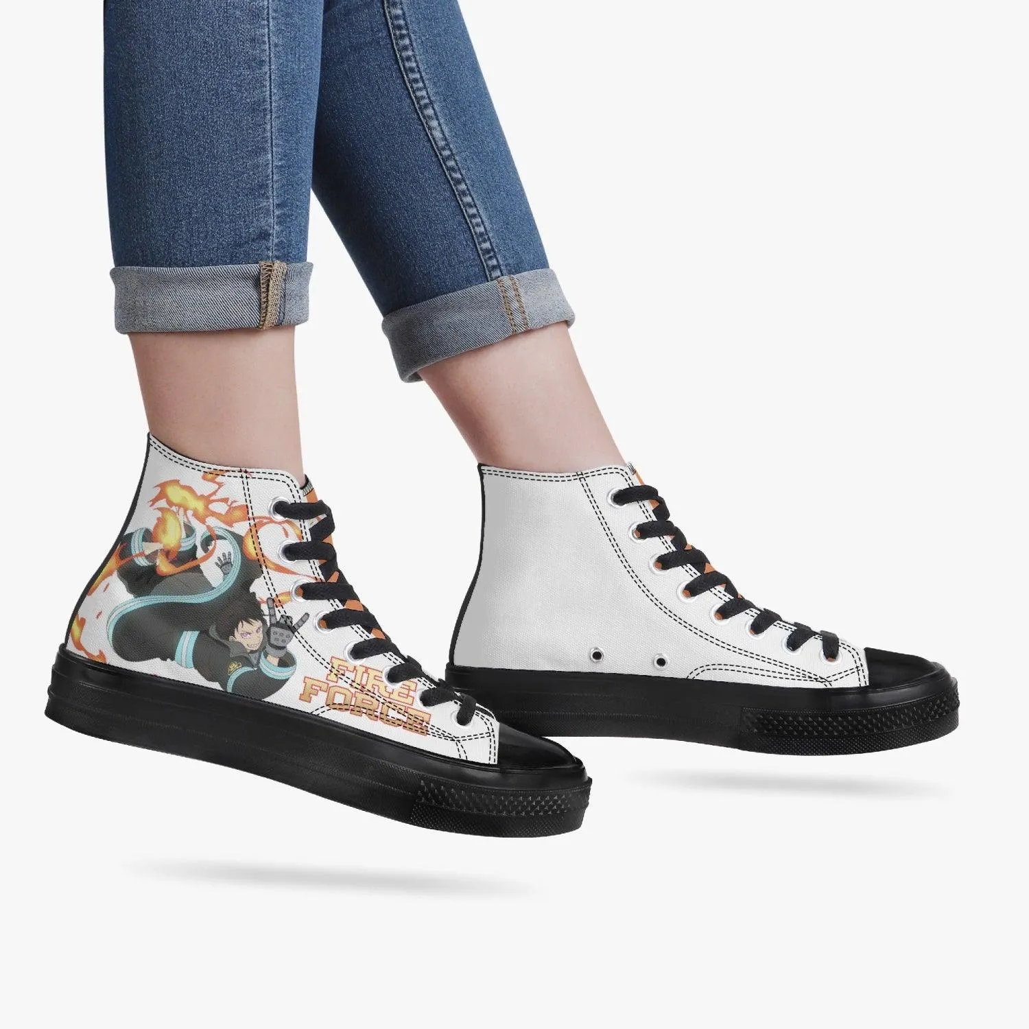 Fire Force Shinra A-Star High Anime Shoes