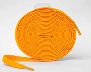 Flat Sneaker Laces- Yellow | Jordan laces | AJ1 Laces | Kicks Machine