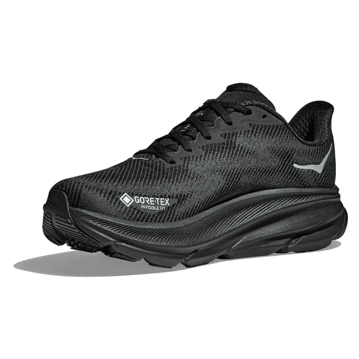 Hoka Clifton 9 GTX Mens | Black / Black