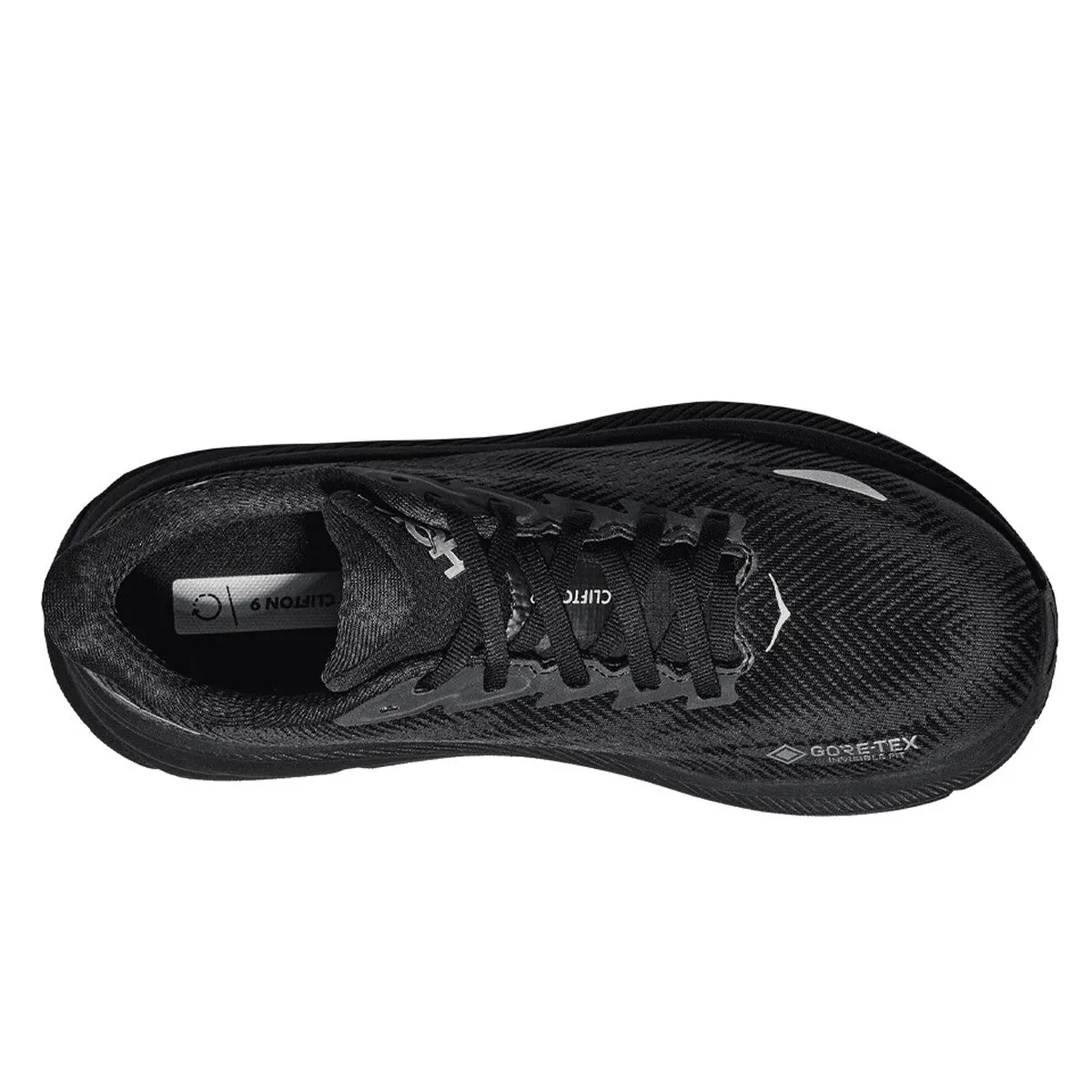 Hoka Clifton 9 GTX Mens | Black / Black