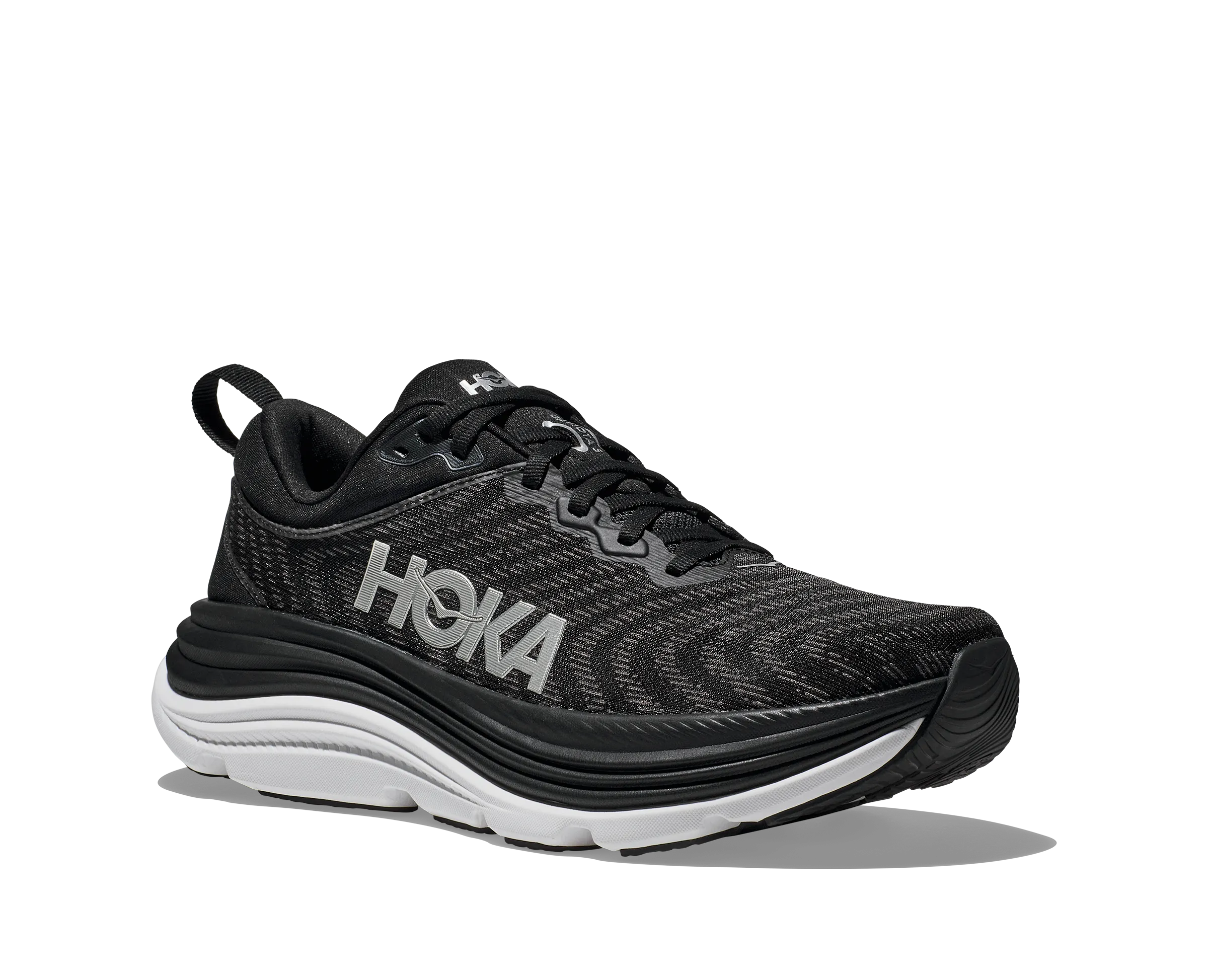 Hoka Mens Trainer Gaviota 5 Black/White
