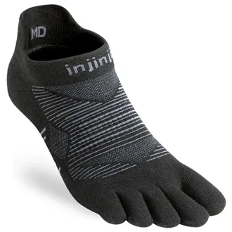 Injinji RUN Lightweight No-Show Noir