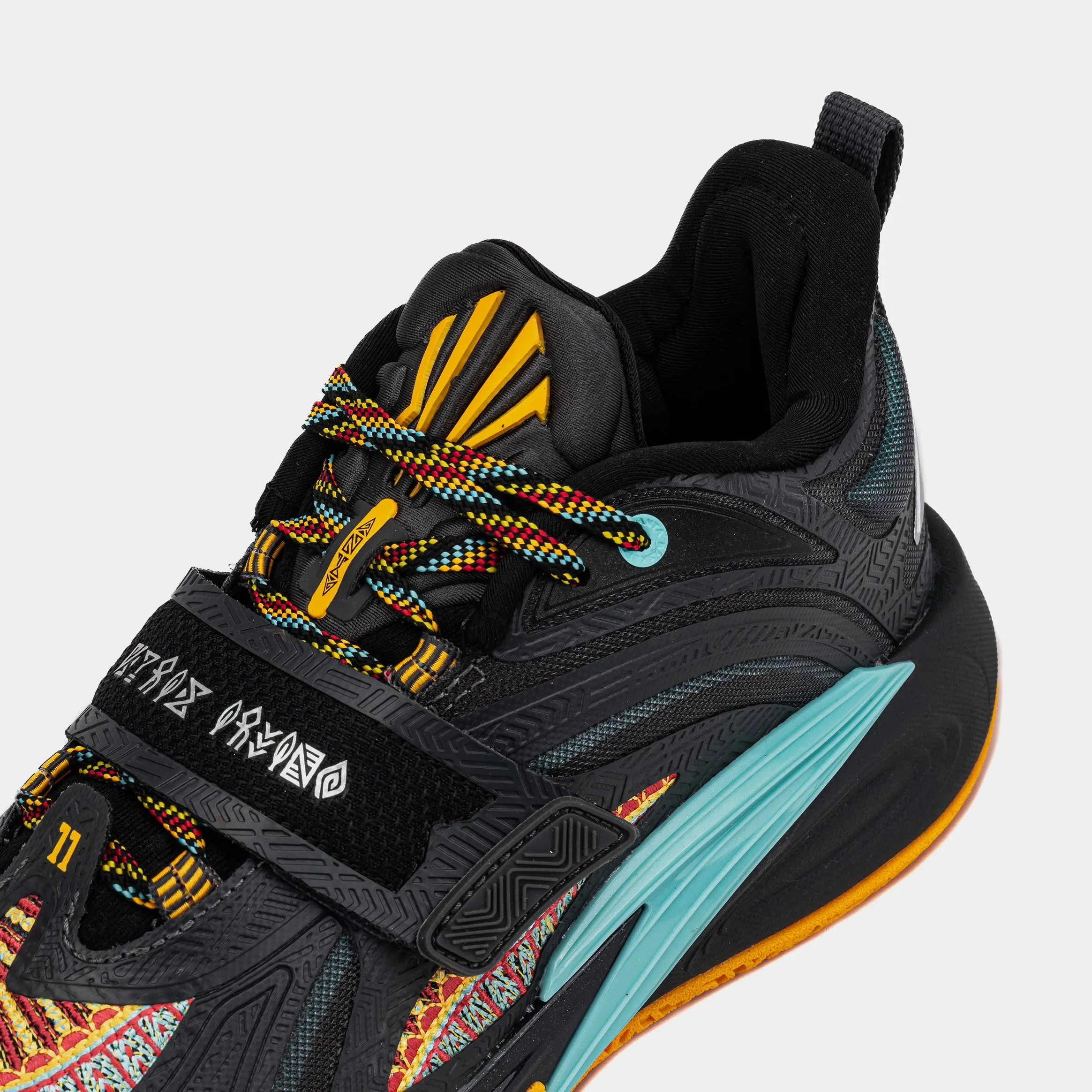 Kai 1 Sacred Bond Grade School Lifestyle Shoes (Black/Teal/Gold)