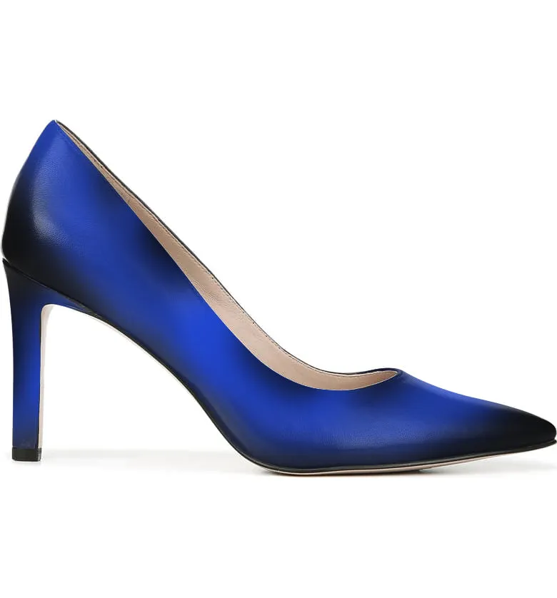 Kara Zini Handmade Slip-On  Women Blue Patina Pumps