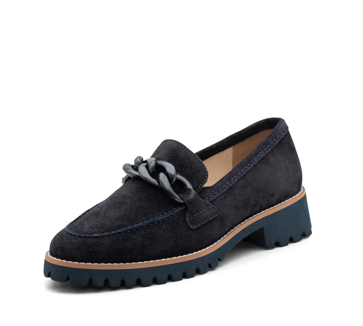 Kiana Women's Chunky Sole Chain Loafer