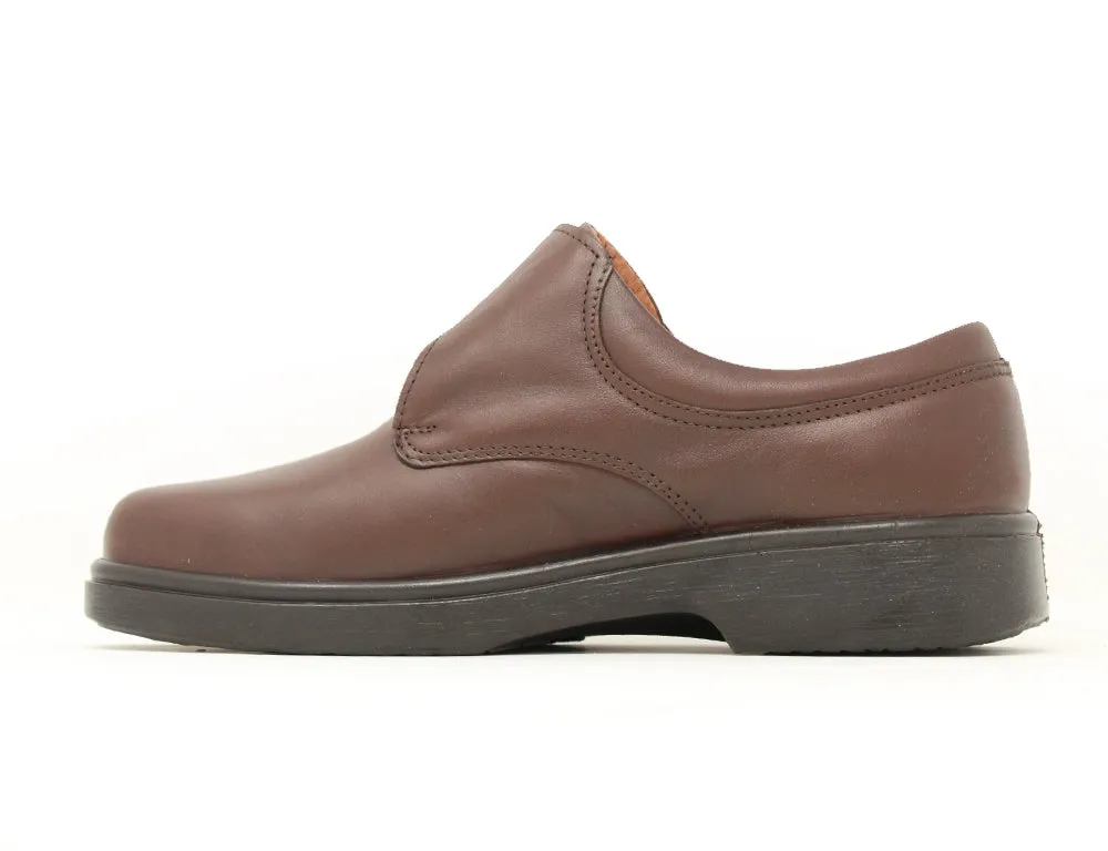Mens Adjustable Reece Brown Shoes