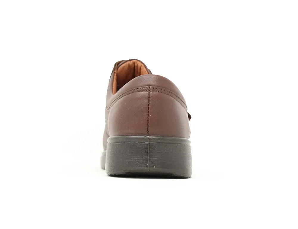 Mens Adjustable Reece Brown Shoes