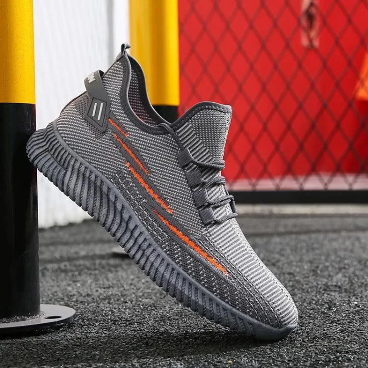 Men's Breathable Mesh Running Shoes for Spring Sports and Casual Wear