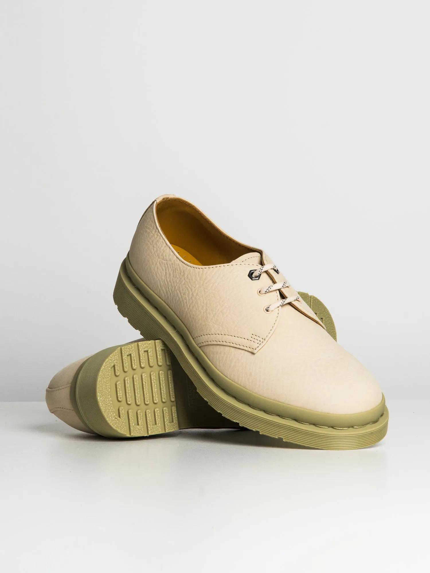 MENS DR MARTENS 1461 MILLED NUBUCK WATERPROOF - CLEARANCE