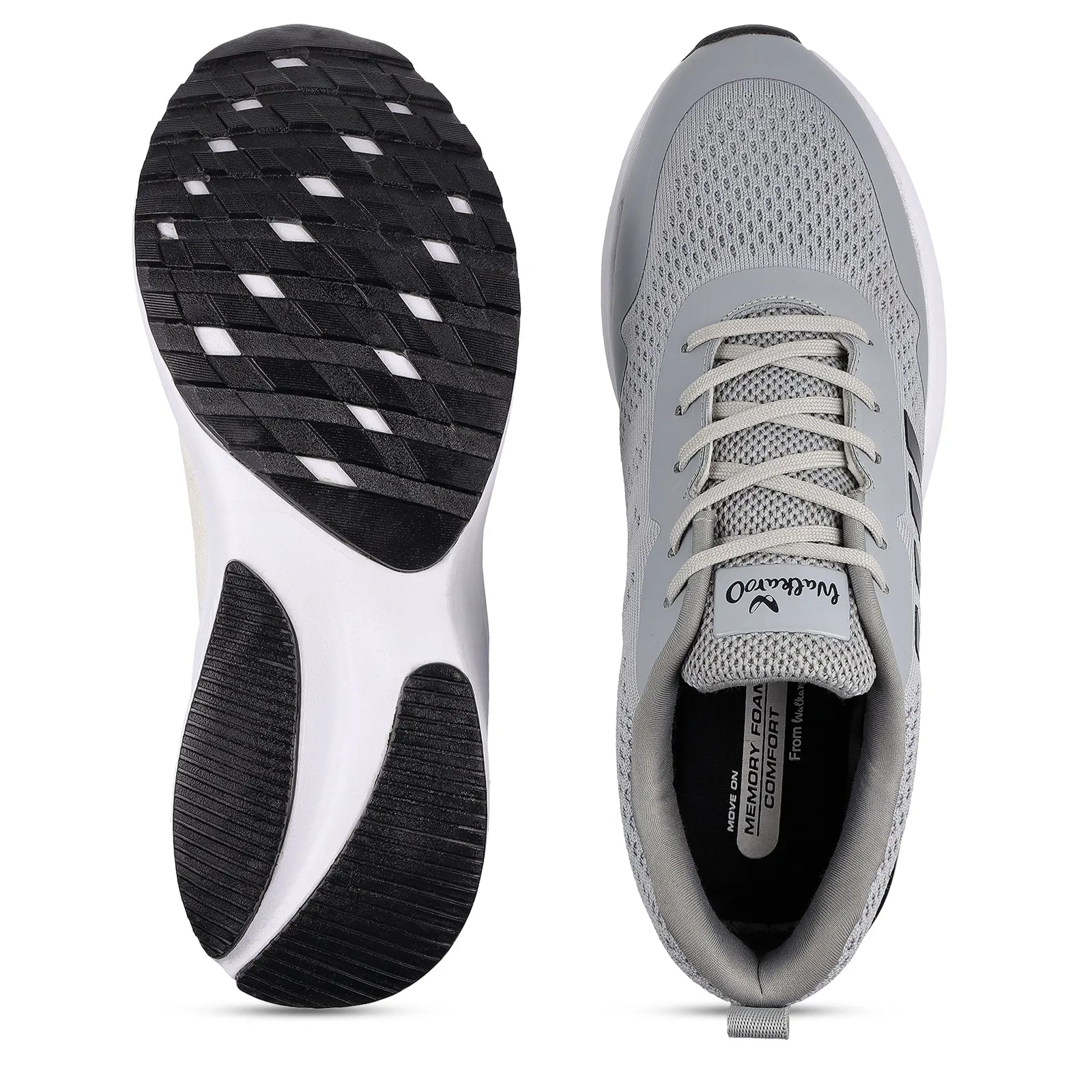Men's Lace-up Sports Shoe - WS9089 Grey