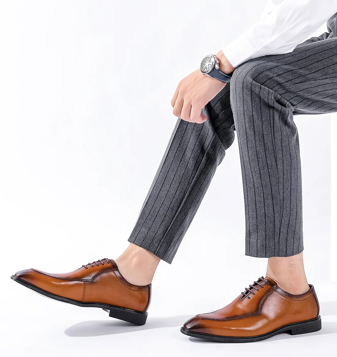 Men's Leather Fashion Formal Oxfords