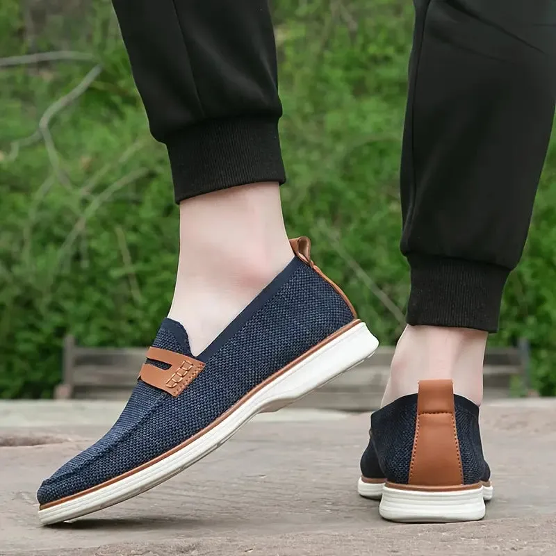 Men's Lightweight Breathable Slip On Penny Loafer Shoes